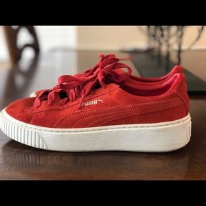 Suede Platform Puma Sneakers